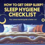 How to Get Deep Sleep? Sleep Hygiene Checklist.